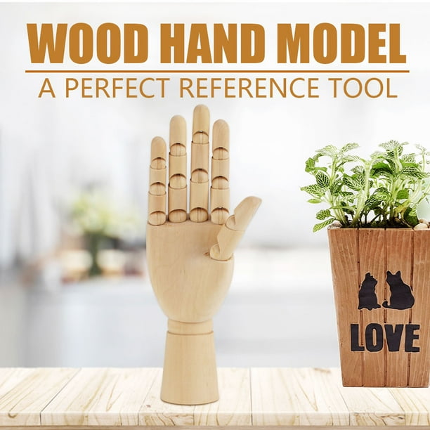 Women Hand Body Artist Model Jointed Articulated Wood Sculpture Mannequin Wooden #2 Art Mannequin Hand Model